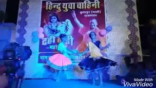 Mansi & Mansvi solanki Dance program on Timber market Rokariya Hanumanji Sumerpur Sponcered by