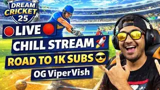 DC 25 LIVE 🔥 Chill Stream + Rank Push | Road To 1K Subs | OG ViperVish❤️‍🔥