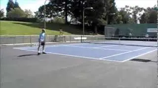 college tennis video