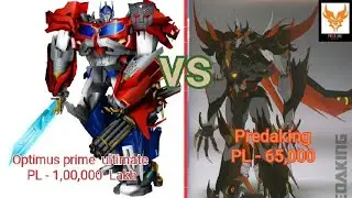 Transformers prime Power Levels Autobots vs Decepicons and Predacons  AVD DBS INDIA Power Levels