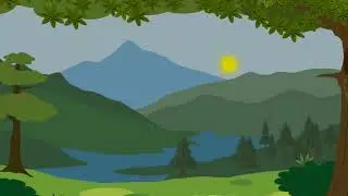 Vector Owl Forest Sunrise Test