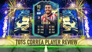 THE FREE MESSI | FIFA 21 TOTS CORREA PLAYER REVIEW