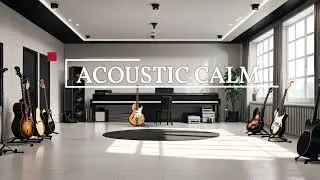 🔊📻 Slow Acoustic Jam – Guitar Vibrations from the Corner Studio