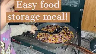 One Pot Rice & Beans - Cooking with Food Storage - Easy Food Storage Meal