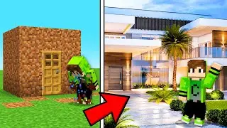 Evoluí até ficar SUPER MILIONÁRIO no Minecraft!