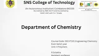 Introduction to Battery |23CHT101-Engineering Chemistry |SNS Institutions 