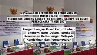 Musrenbang Ciriung 2027