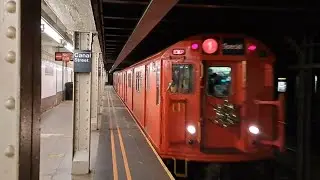 NYC Subway: Lcl R33, R36 & R62A (1) trains w/ Exp R62 & R142 (2) & (3) Trains @ Canal Street