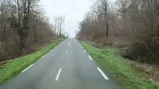 Road D127, Alintchun, Commune in France, 12:50, 29.02.2024