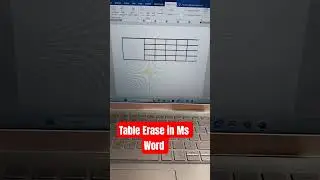 Table Erase In Ms Word । Ms Word Mein Table Ko Delete Kaise Karte Hain #shorts #msword#bhagattechs