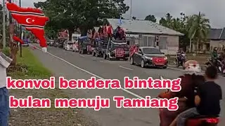 Konvoi Bendera Bulan Bintang dari Pidie ke Aceh Tamiang #aceh 