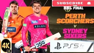#Sydney Sixer vs Perth Scorcher 5 over match Good Graphics 🏏PS5 Cricket 26
