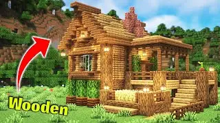 Beautiful Wooden House - Minecraft Tutorial
