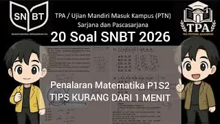 20 Soal Penalaran Matematika SNBT 2026 HOTS S2P1