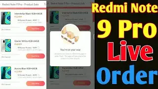 Redmi Note 9 Pro Live Order In Mi Store || How To Book Redmi Note 9 Pro In Flash Sale Online Proof