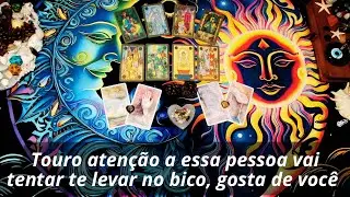 Touro atenção a essa pessoa vai tentar te levar no bico, gosta de você 