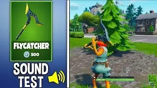 *NEW* FLYCATCHER PICKAXE Gameplay in Fortnite!