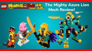 Lego Monkie Kid Mighty Azure Lion Mech Review!