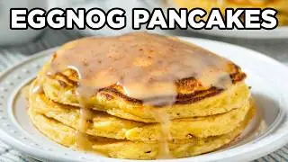 Eggnog Pancakes Recipe | Easy to Make, Fluffy Texture, Delicious!