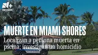 Hallan a una persona muerta en la piscina de una casa de Miami Shores