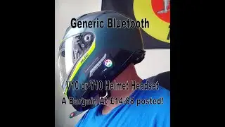 V10 or Y10 Generic Bluetooth Helmet Earphones.