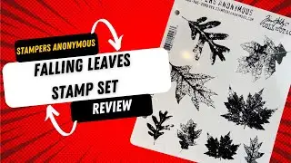 Stampers Anonymous Falling Leaves Stamp set Review