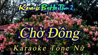 Karaoke Chờ Đông |Tone Nữ | Karaoke By Thu Ha
