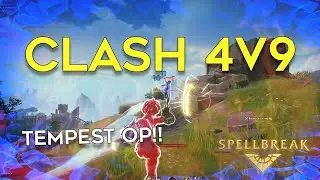 TEMPEST IS OP!! 4v9 Clash Spellbreak Gameplay #2