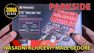 PARKSIDE Male Gedore 37 Delova sa Okretnom Glavom - Nasadni ključevi - Recenzija- TEST 4K