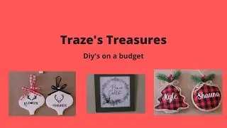 DIY Ceramic Tile ornaments/Dollar Tree Ornaments/ Dollar Tree wall Decor