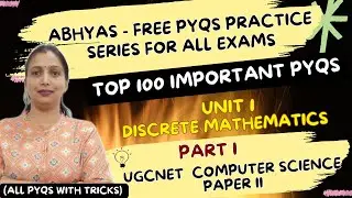 UGC NET COMPUTER SCIENCE | Top 100 MCQs | 2025 - 2020 PYQs | Important Concepts with Tricks | Part I