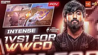 INTENSE 1v1  FOR WWCD IN BGMS 😱- LOSHERMANOS ESPORTS 