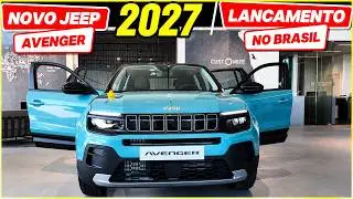 NOVO JEEP AVENGER 2026 CHEGA NO BRASIL PARA BRIGAR COM O VW TERA