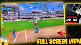 #cricketleaguetipsandtricks #cricketleaguegame I'm playing cricket league game in full screen 😱