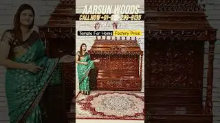 Mandir, Temple Design | Wooden Temple | Aarsun &ndash;The Biggest Wooden Temple Manufacturer in India