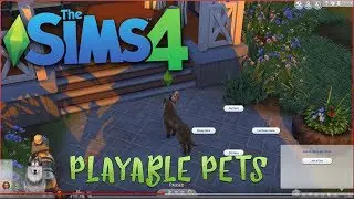 SIMS 4 CATS AND DOGS HOW TO CONTROL YOUR PETS (Playable Pets Mod)