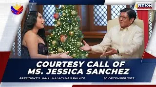 Courtesy Call of Jessica Sanchez, Grand Champion of America’s Got Talent (Season 20)
