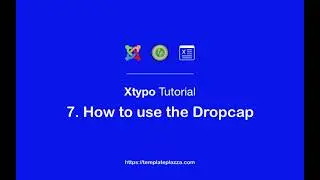 Xtypo 07 - How to use the Dropcap