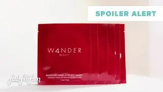Wander Beauty Baggage Claim Gold Eye Masks | Inside the FabFitFun Summer 2020 Box