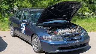 Popped a Brake Line Fully Sending | Honda Accord &mdash; EST Autocross