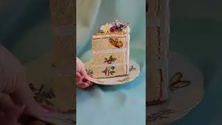 Embroidered cake sculpture 🍰 #embroidery #art #cake #sculpture