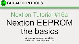 #100 Дисплей Nextion - встроенные основы чтения (repo) и записи (wepo) EEPROM - Учебное пособие п...
