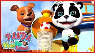Bingo's Ball Is Gone ️🥎🐾🐕&zwj;🦺& Best Children Songs | Panda World Pree School #nurseryrhymes #babysongs