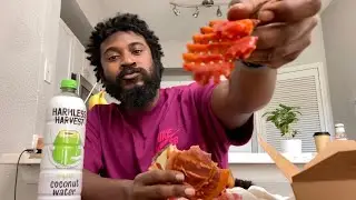 BURGER CHAN 🍔 MUKBANG + ASMR‼️ #mukbang #asmr #burger