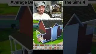 Building the average house in Delaware in the sims 4 #sims4 #gaming