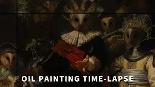GROUP PORTRAIT OF DESIRE (after Rembrandt) | Time-Lapse Oil Painting