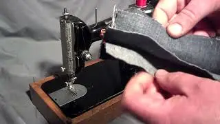 Редкая антикварная немецкая швейная машина Singer 206D 1929 года с ножным приводом 