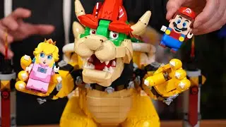 LEGO PEACH y LEGO SUPER MARIO se UNEN en la ISLA DEL MAL contra BOWSER