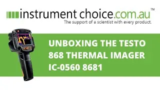 Unboxing the Testo 868 Thermal Imager (IC-0560 8681)