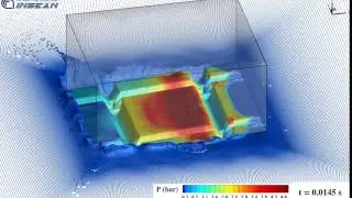 Slamming loads on LNG tank insulation panels